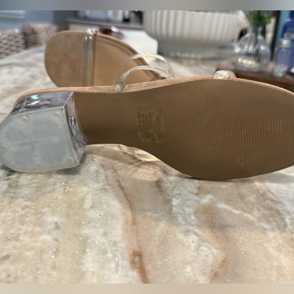 Women’s STEVE MADDEN Issy clear vinyl strappy mule sandals- Size 8 - Picture 8 of 8